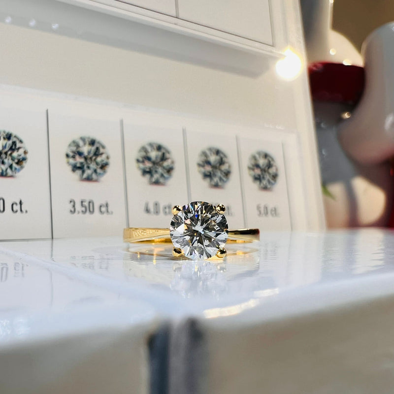 18K黃金鑽石戒指托 RM001283