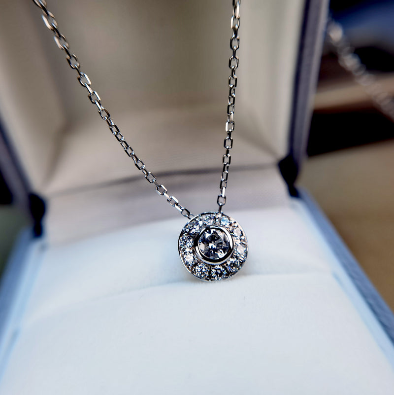18K黃金鑽石吊墜 YP001145